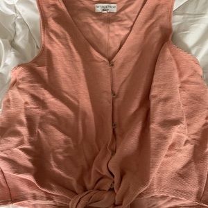 NWOT Madewell plus size tie top